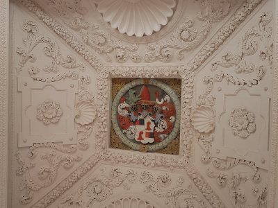 <p>Le plafond de la chapelle de Roggenbach</p>