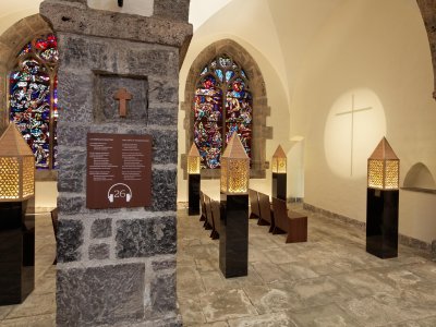 <p>Nouvelle chapelle du Martyre<br></p><p>© Abbaye de Saint-Maurice.&nbsp;</p><p>Photo Jean-Yves Glassey et Michel Martinez</p>