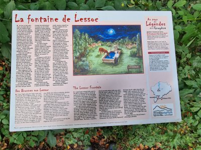 <p>La fontaine de Lessoc</p>