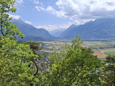 La vue depuis le sentier