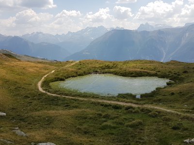 <p>Un petit lac</p>