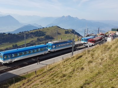 La station d'arrivée de Rigi Kulm