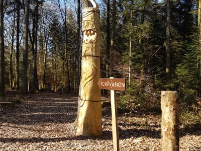 <p>Panneau indicateur et totem</p>