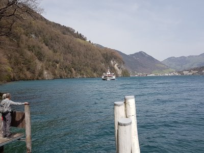 Depuis le débarcadère