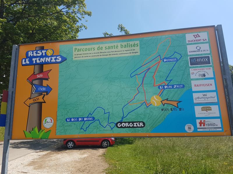 Parcours de santé balisés