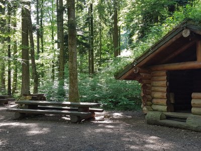 Une des places de pique-nique