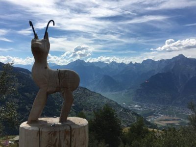 sentier des masques - Veysonnaz