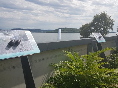 Un des poste le long du parcours
