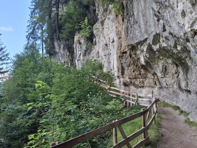 Le sentier de la Galerie Défago