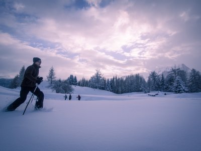 En raquette à la Loutse