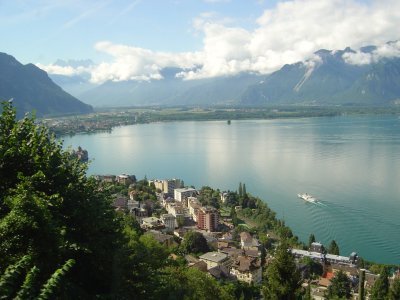 Le Lac Léman et le Chablais, vus depuis le train