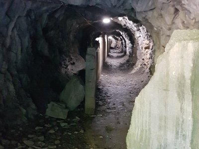 L'intérieur du tunnel