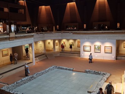La salle d'exposition