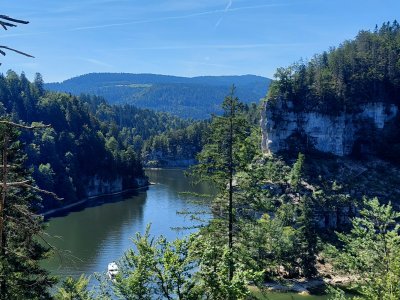 Point de vue magnifique sur le Doubs