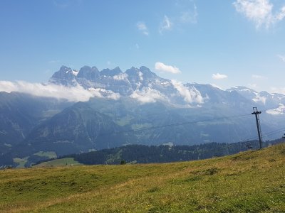 Les Dents du Midi, depuis la Foilleuse