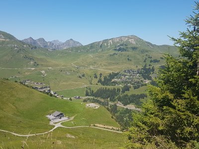 <p>Vue en direction des Crosets</p>