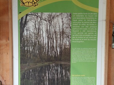 Un des panneaux explicatifs rencontrés lors de notre balade