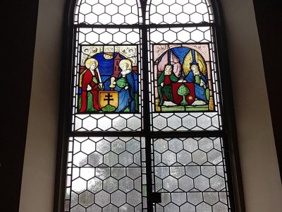 <p>Vitrail de l'église d'Ursenbach<br></p>