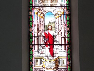 <p>Vitrail de l'église de Dürrenroth<br></p>