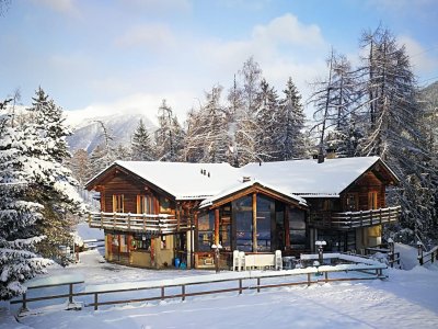 Au zoo des Marécottes, en hiver