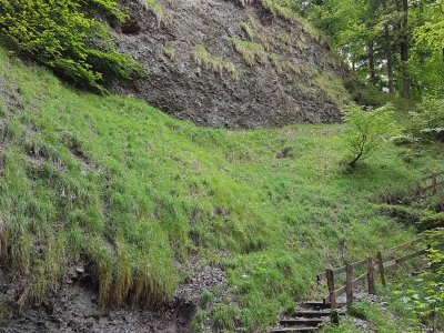 Descente vers le Riderbach