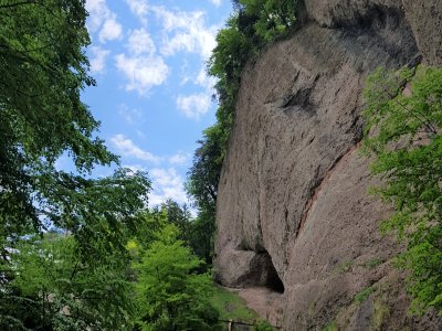  Paroi de la gorge du Riderbach
