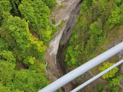 Sous le pont, la gorge du Guntebach
