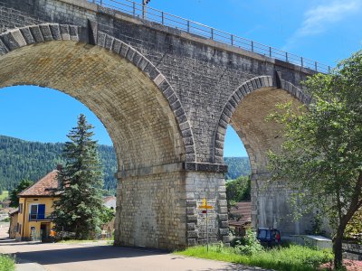 <p>Le pont des CFF</p>