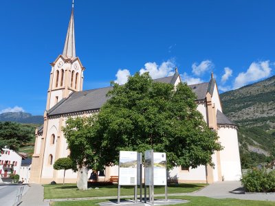 L'église de Salquenen
