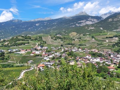Vue depuis le sommet de la colline