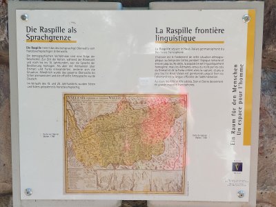 La Raspille frontière linguistique