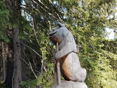 En montant vers Champex