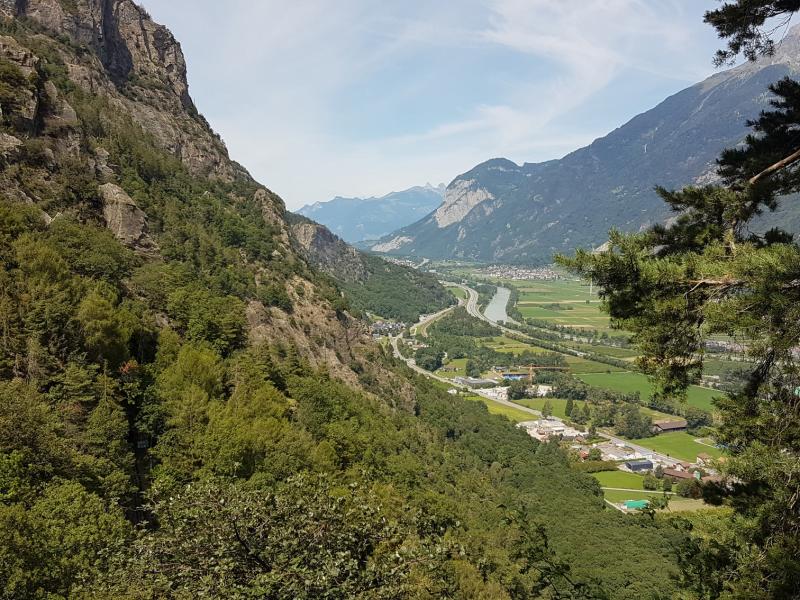 Les gorges du Trient vers Salvan