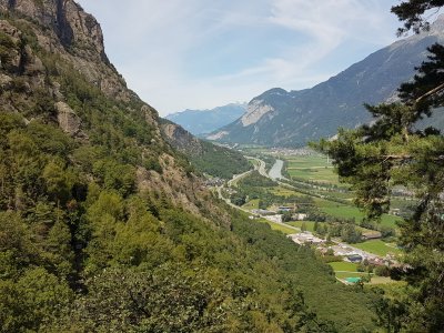 Vue sur la vallée