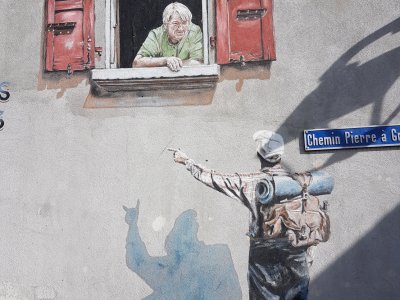 Mur peint à Branson