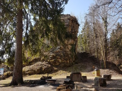 Place de pique-nique de la Burgruine Alt Tierstein