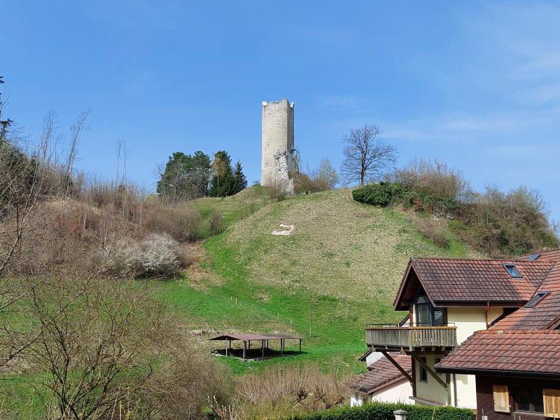 L'Arbogne et le château de Montagny-les-Monts