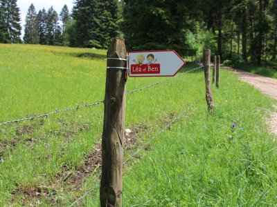 Viens à accompagner Léa et Ben sur le sentier découverte !