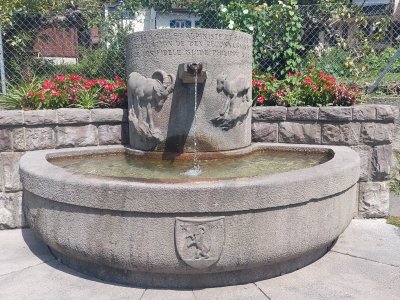 <p>Fontaine n°11, Le quartier du Glarey</p>