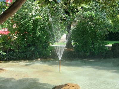 <p>Fontaine n°1, La grande salle du Parc Pittier</p>