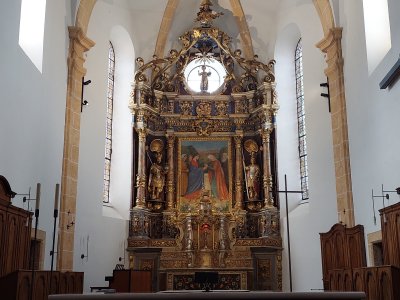 <p>A l'intérieur de l'église Notre-Dame de la Visitation</p>