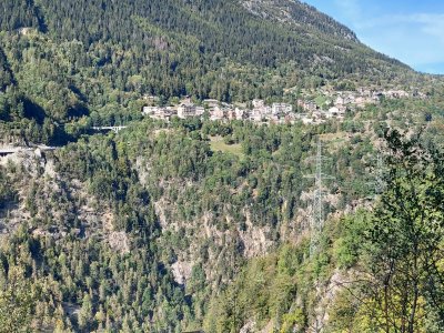 Finhaut, depuis le point de vue