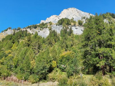 Vue sur les sommets environnants