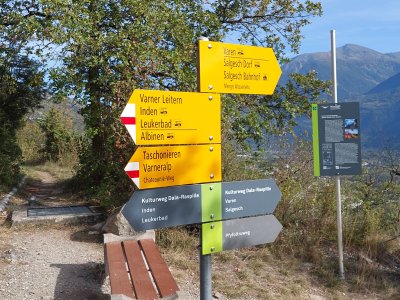 Diverses balades sont possibles dans la région