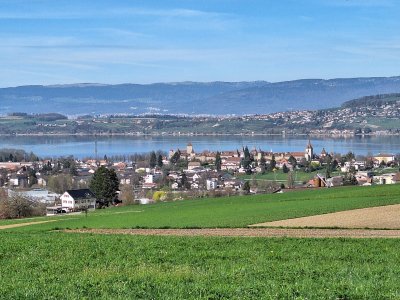 <p>Vue de Morat</p>