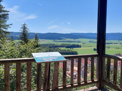 Joli coup d'il sur la vallée des Ponts-de-Martel