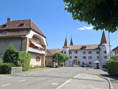 L'entrée du vieux bourg du Landeron