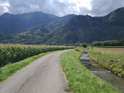 Au retour, de l'autre côté du pont
