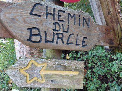 Le chemin à suivre est indiqué par des baguette magiques jaunes