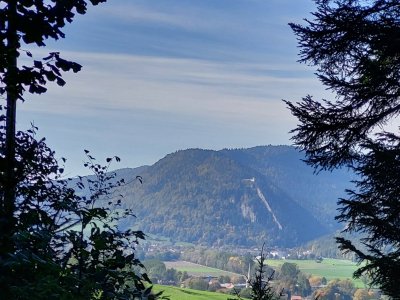 Durant la montée, joli coup d'oeil